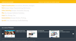 Desktop Screenshot of agenturamwasser.ch